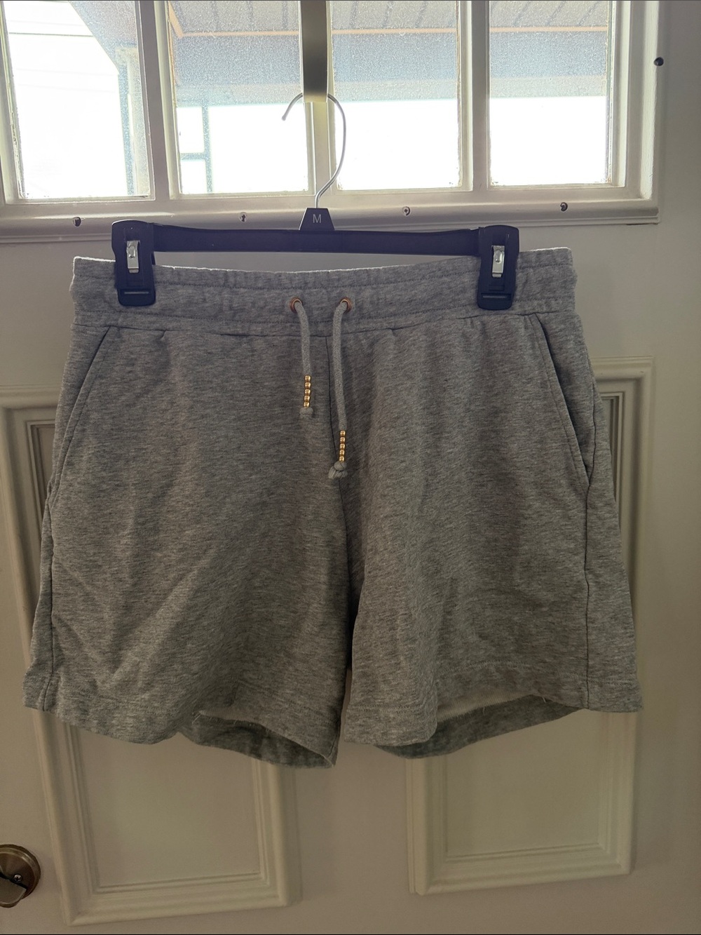 Terez Gray Athletic Drawstring Shorts